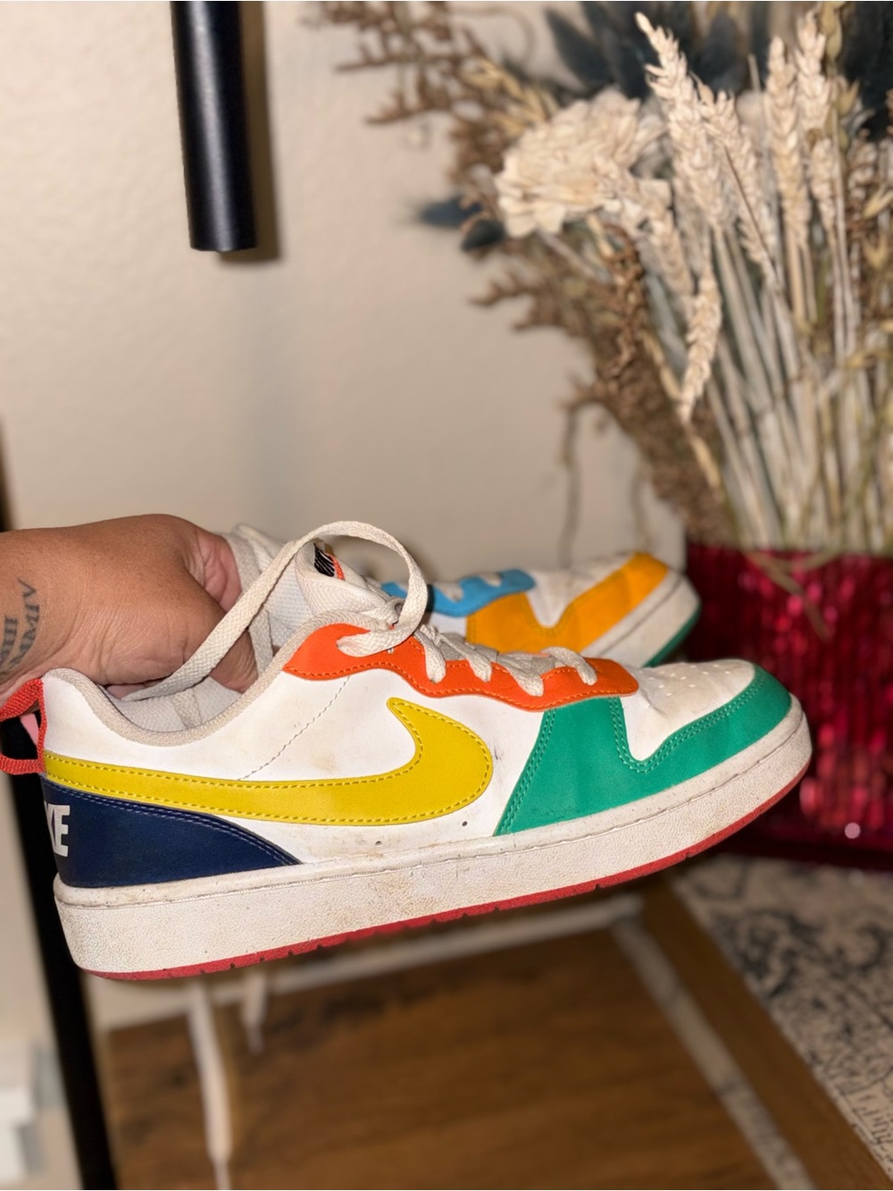 Nike Court Borough Low Recraft GS 'Multi Color' 7Y